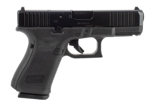 Glock 19 Gen 5 MOS 9mm pistol with black frame